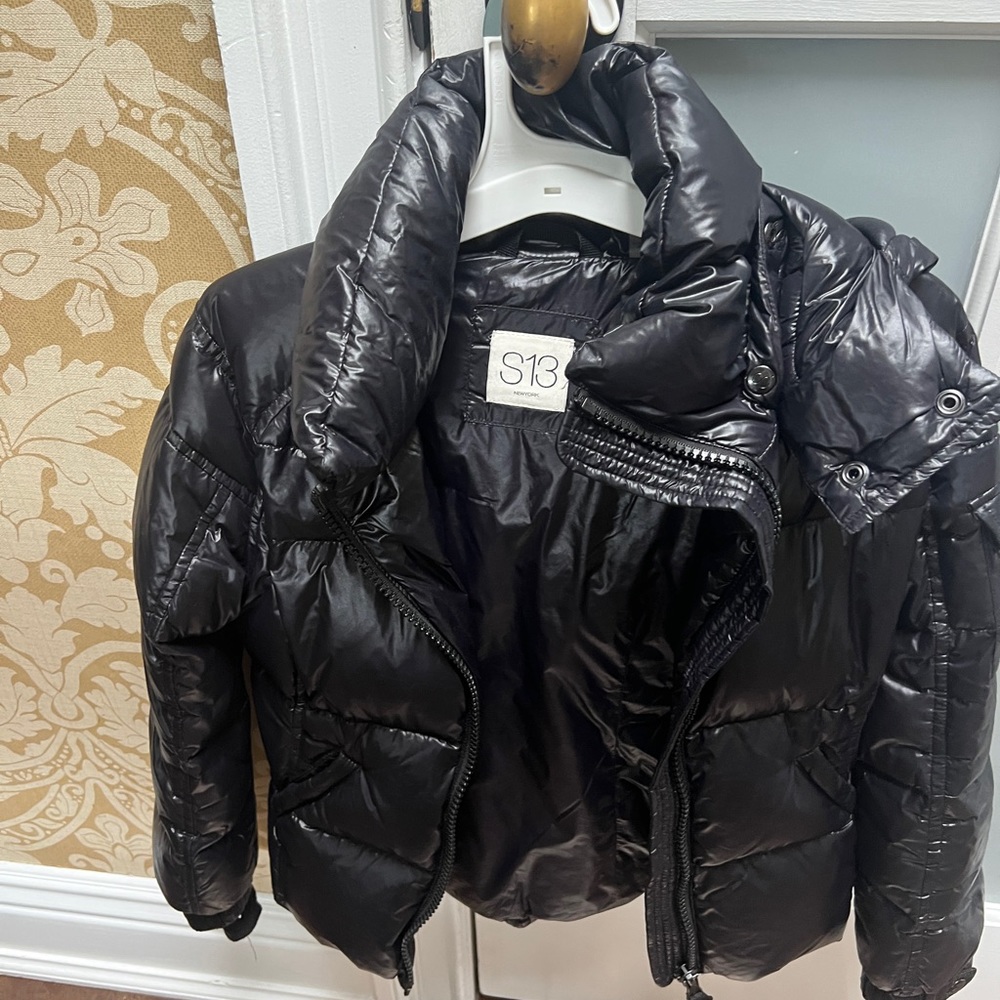 S13 Kids Black Puffer Jacket